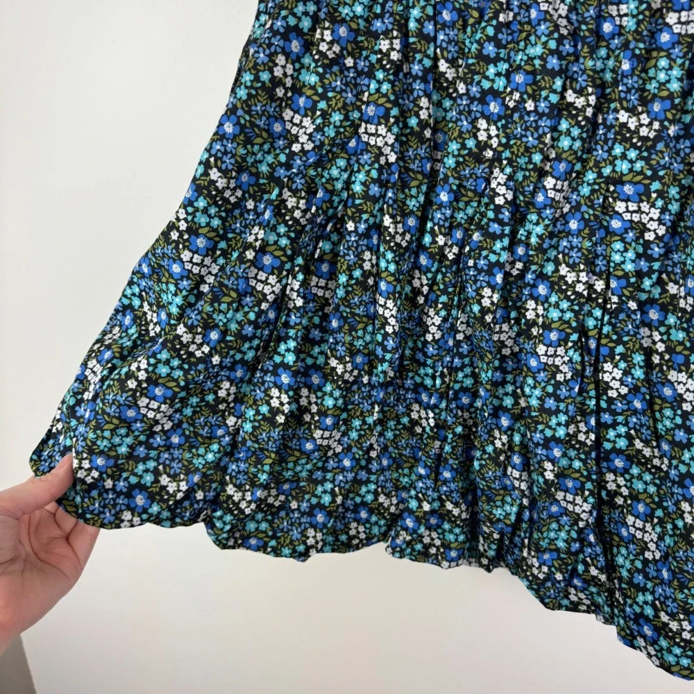 BURU Ditsy Floral Matching Skirt Set Sz 2X Blouse Skirt Cottagecore‎ Boho Resort